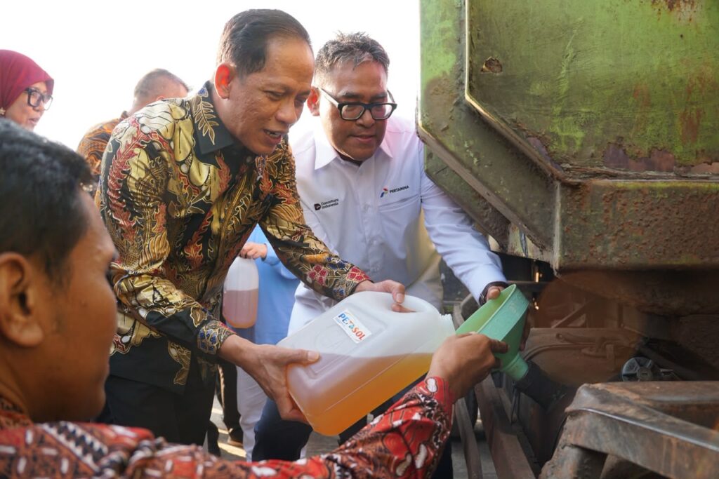 Peluncuran Faspol 5.0 dilakukan oleh Wakil Menteri Koordinator Bidang Pangan, Hanif Faisol Nurofiq, pada Kamis (11/6/2026). (Foto: Tutur/Pertamina Foundation)