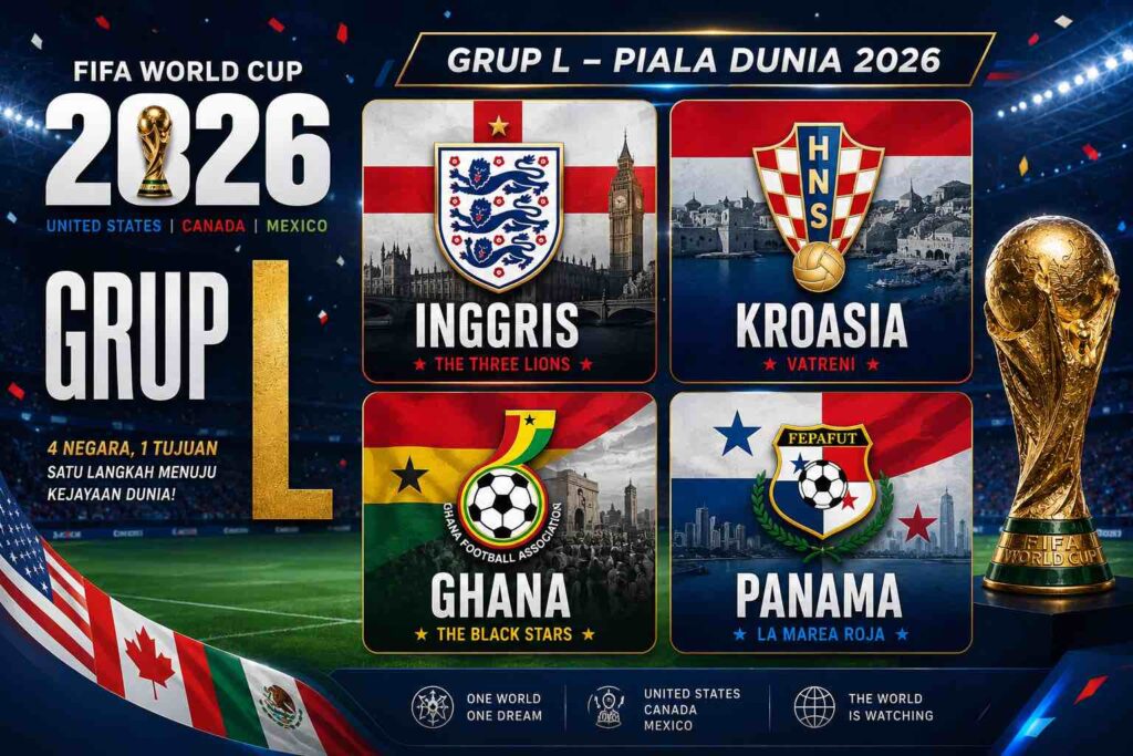 Grup L Piala Dunia 2026: Inggris dan Kroasia Belum Tentu Aman