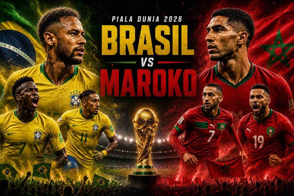 Brasil vs Maroko: Duel Favorit Juara Kontra Kuda Hitam Piala Dunia 2026