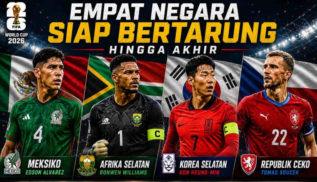 Grup A Piala Dunia 2026: Panggung Adu Kualitas Empat Tim Berkarakter Beda