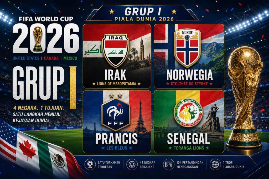 Grup I Piala Dunia 2026: Layak Disebut Sebagai Grup Neraka