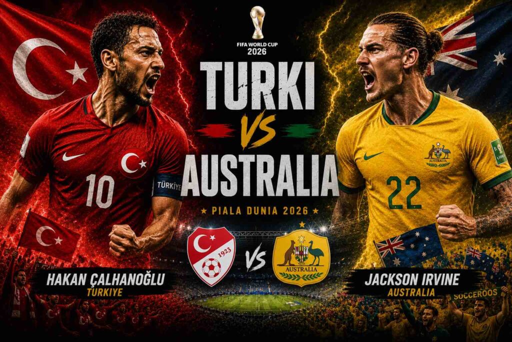 Turki vs Australia: Kembalinya Pasukan Bulan Sabit-Bintang ke Panggung Dunia