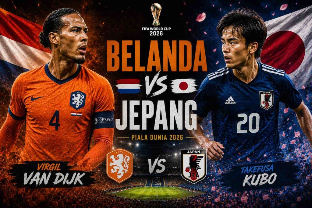 Belanda vs Jepang: Pertarungan Pengalaman vs Konsistensi